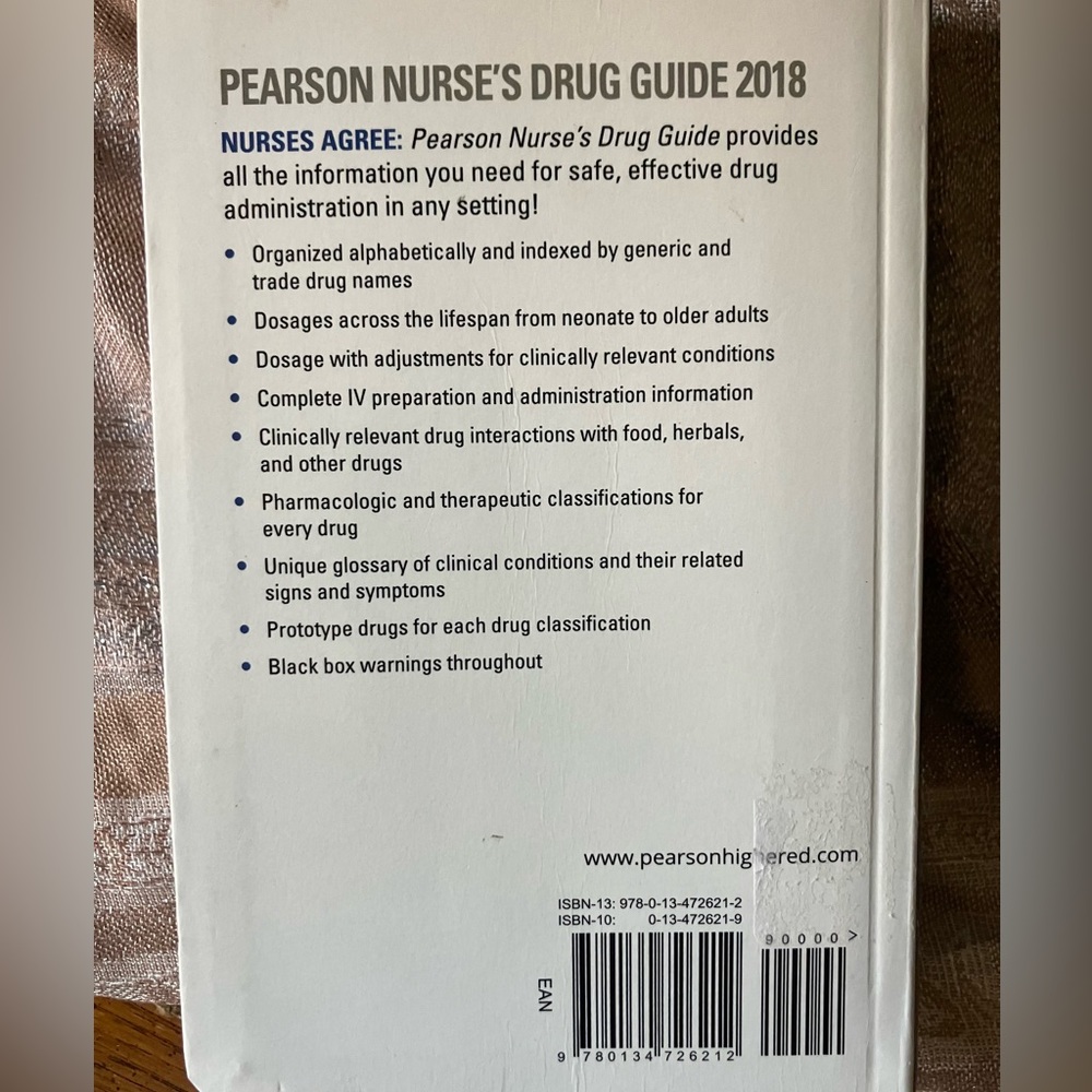 Pearson Drug Guide 2018 - Picture 2 of 3